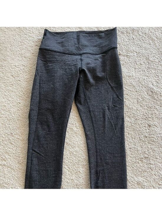 lululemon athletica Pants - Cozy Lululemon Wunder Under Gray Black 8